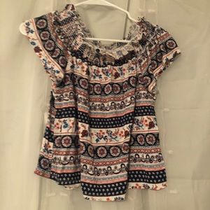 A pattern full shirt great for teens